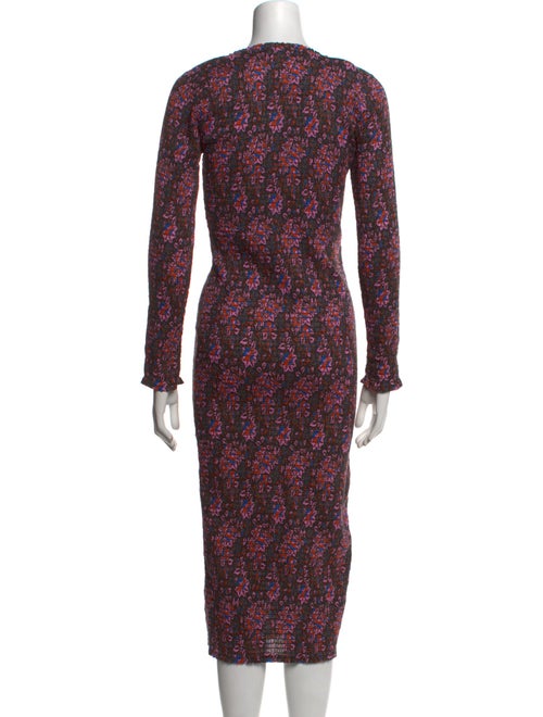 Apiece Apart Floral Print Long Dress