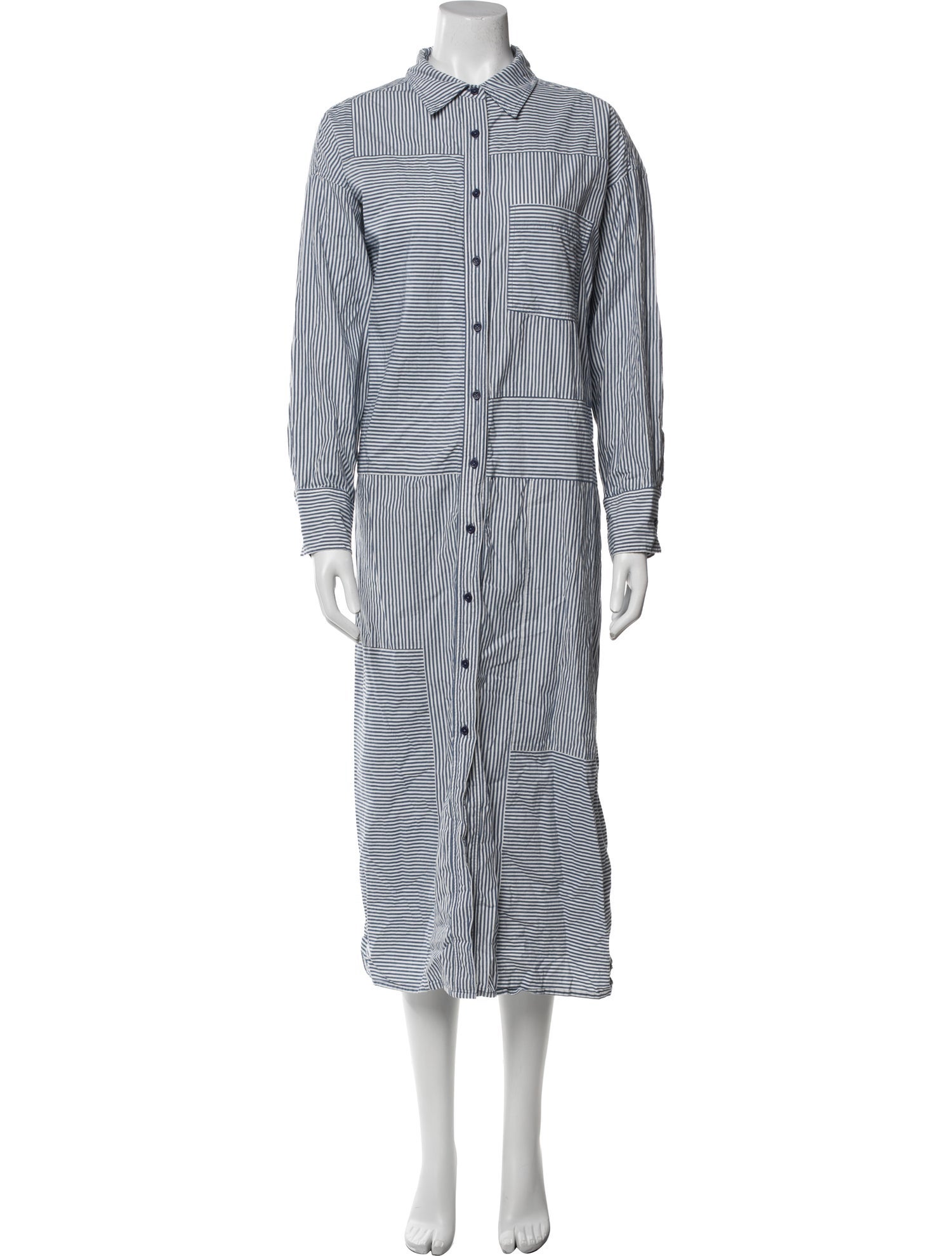 Apiece Apart Striped Long Dress