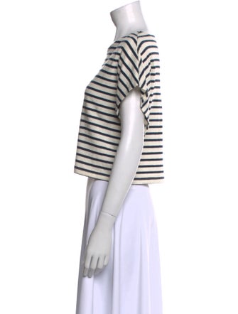 Apiece Apart Striped Crew Neck Sweater