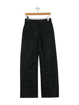 Apiece Apart High-Rise Wide Leg Jeans