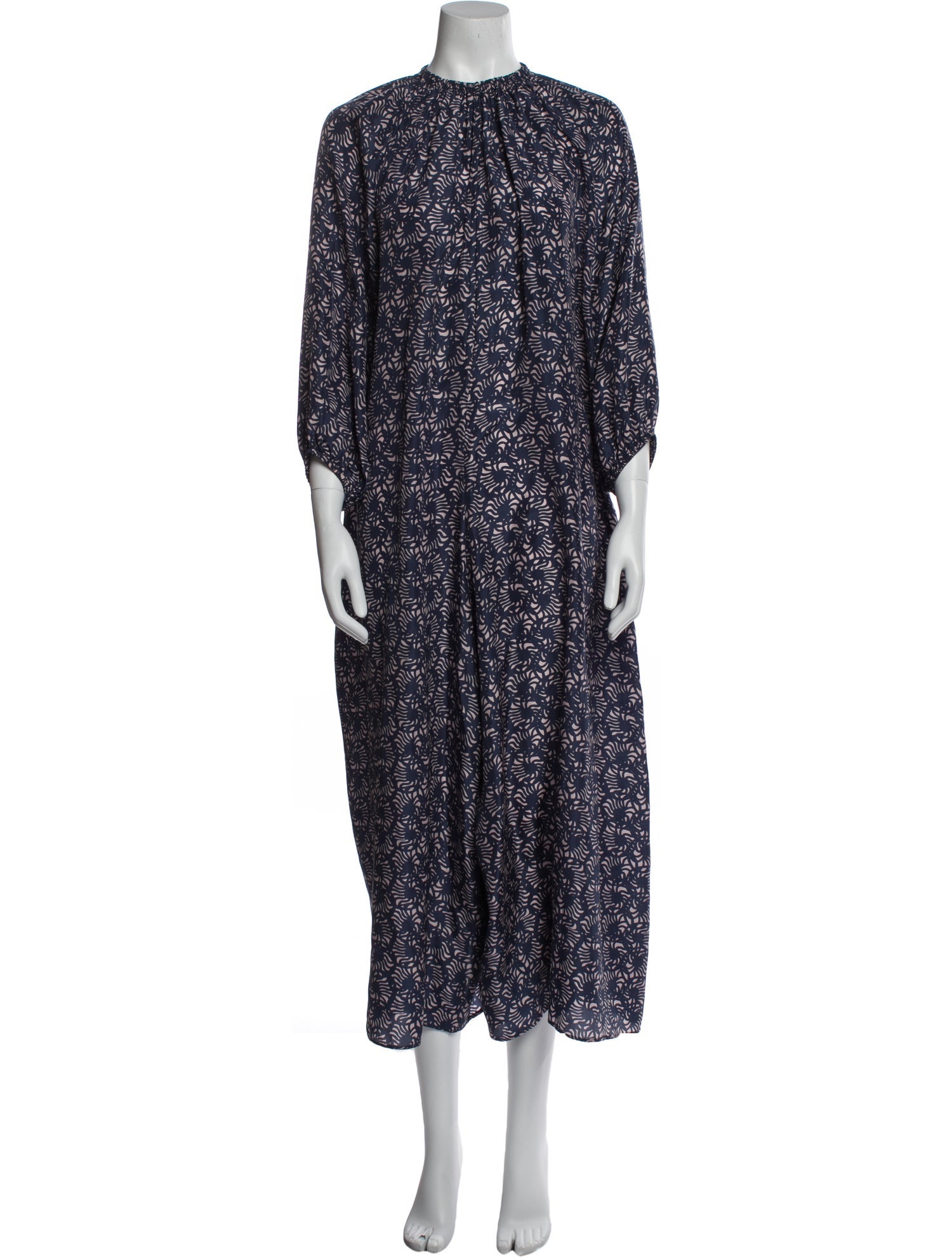 Apiece Apart Printed Crew Neck Jumpsuit