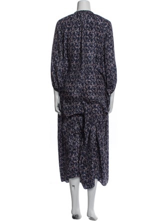 Apiece Apart Printed Crew Neck Jumpsuit
