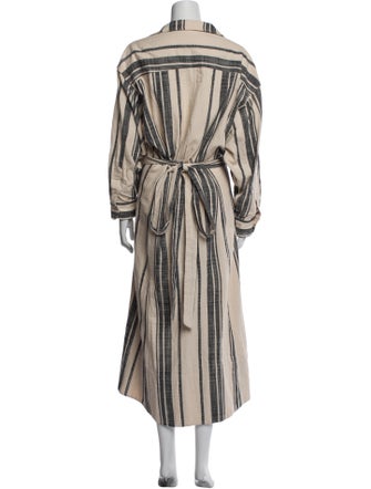 Apiece Apart Striped Long Dress