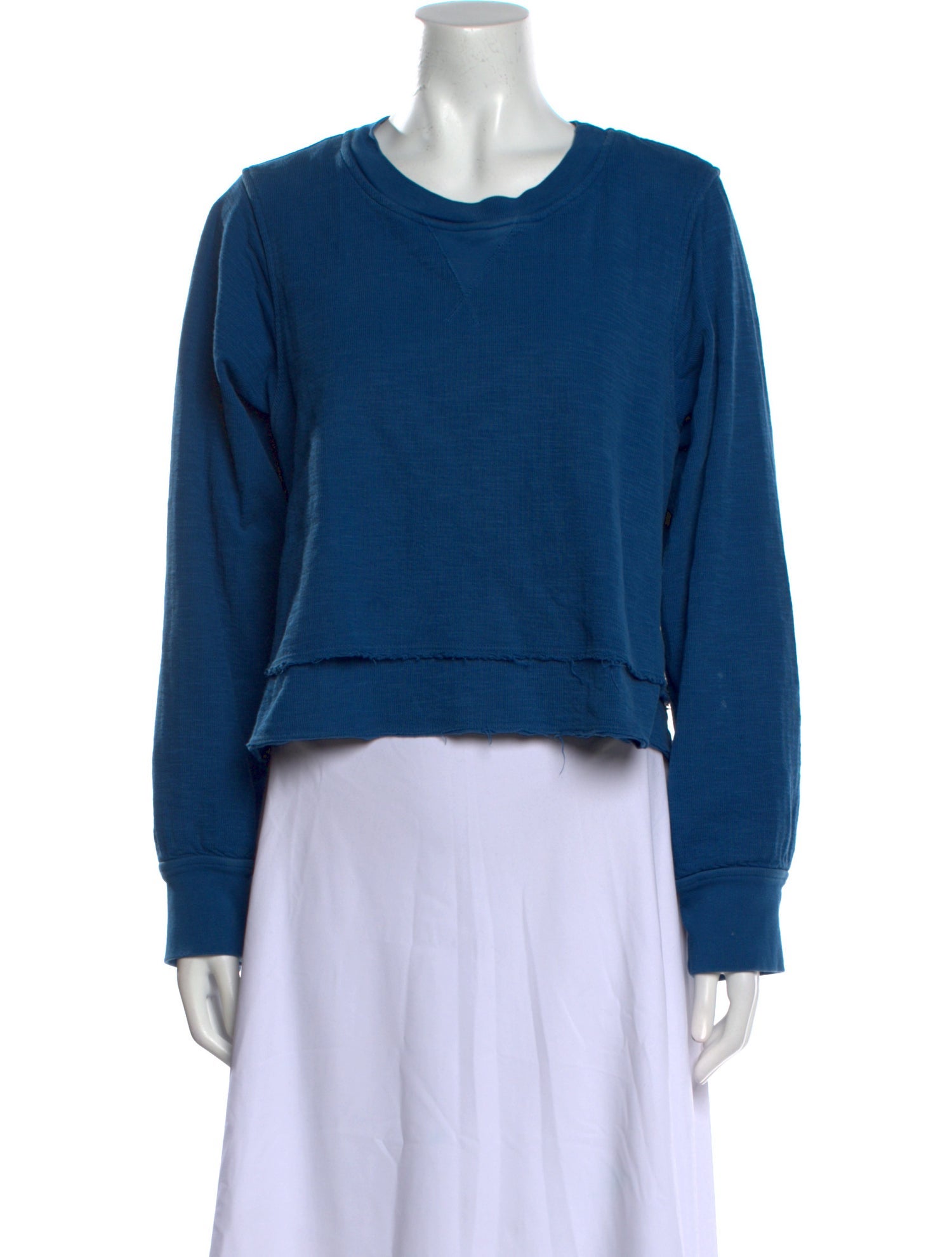 Apiece Apart Crew Neck Long Sleeve Sweatshirt