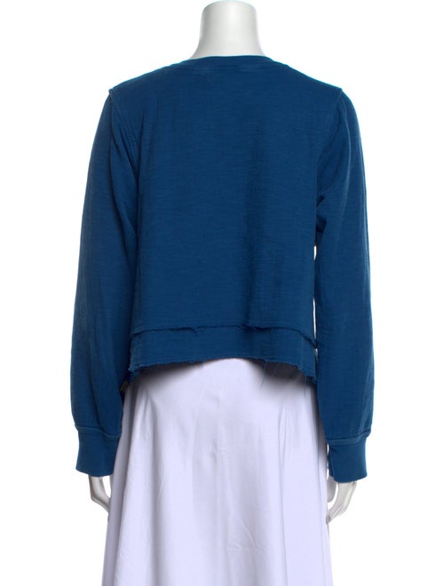 Apiece Apart Crew Neck Long Sleeve Sweatshirt