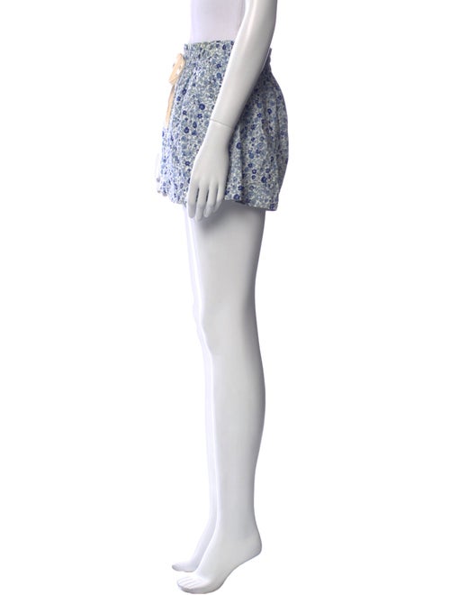 Apiece Apart Floral Print Mini Shorts