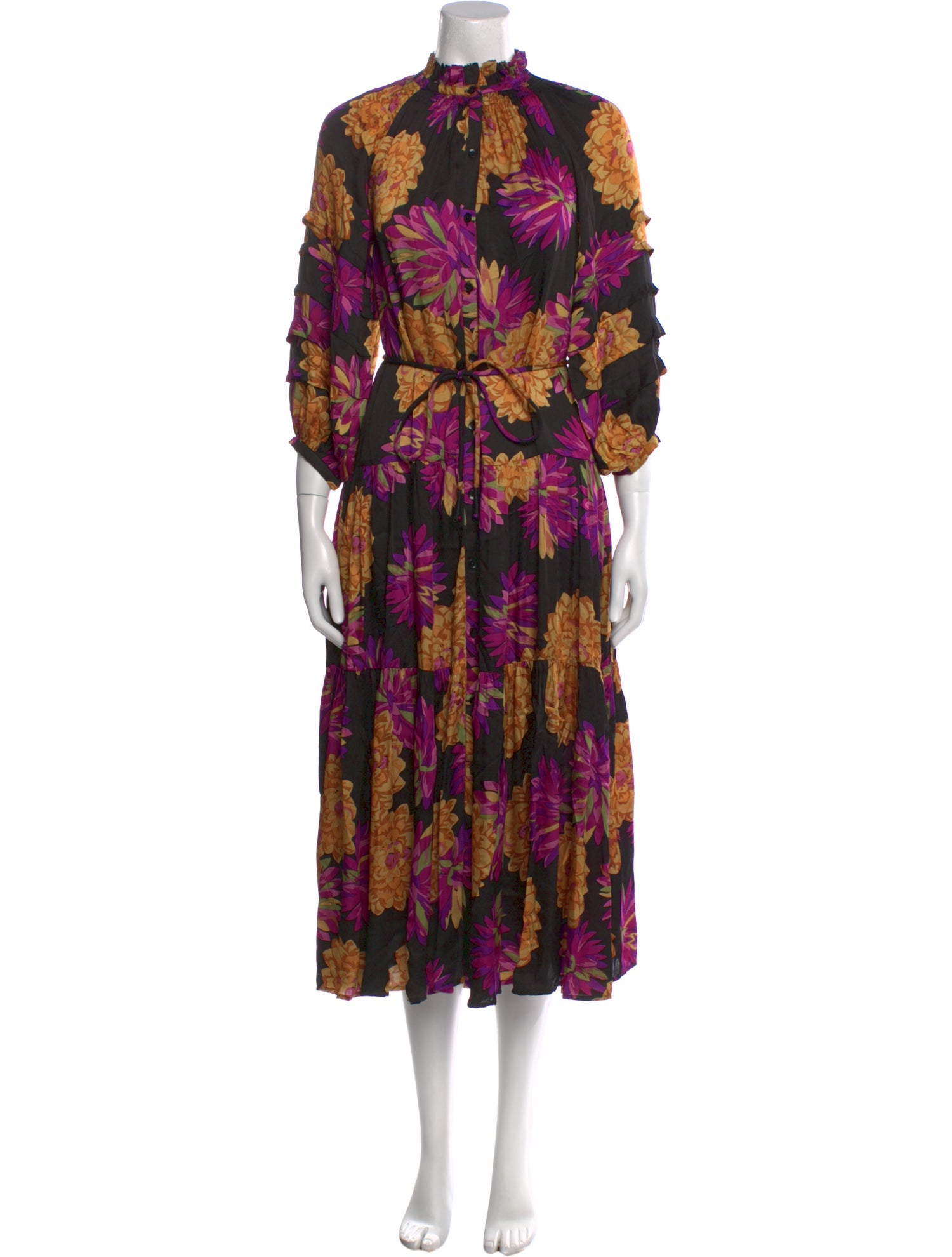 Apiece Apart Floral Print Long Dress w/ Tags