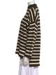 Apiece Apart Striped Mock Neck Sweater