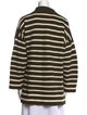 Apiece Apart Striped Mock Neck Sweater