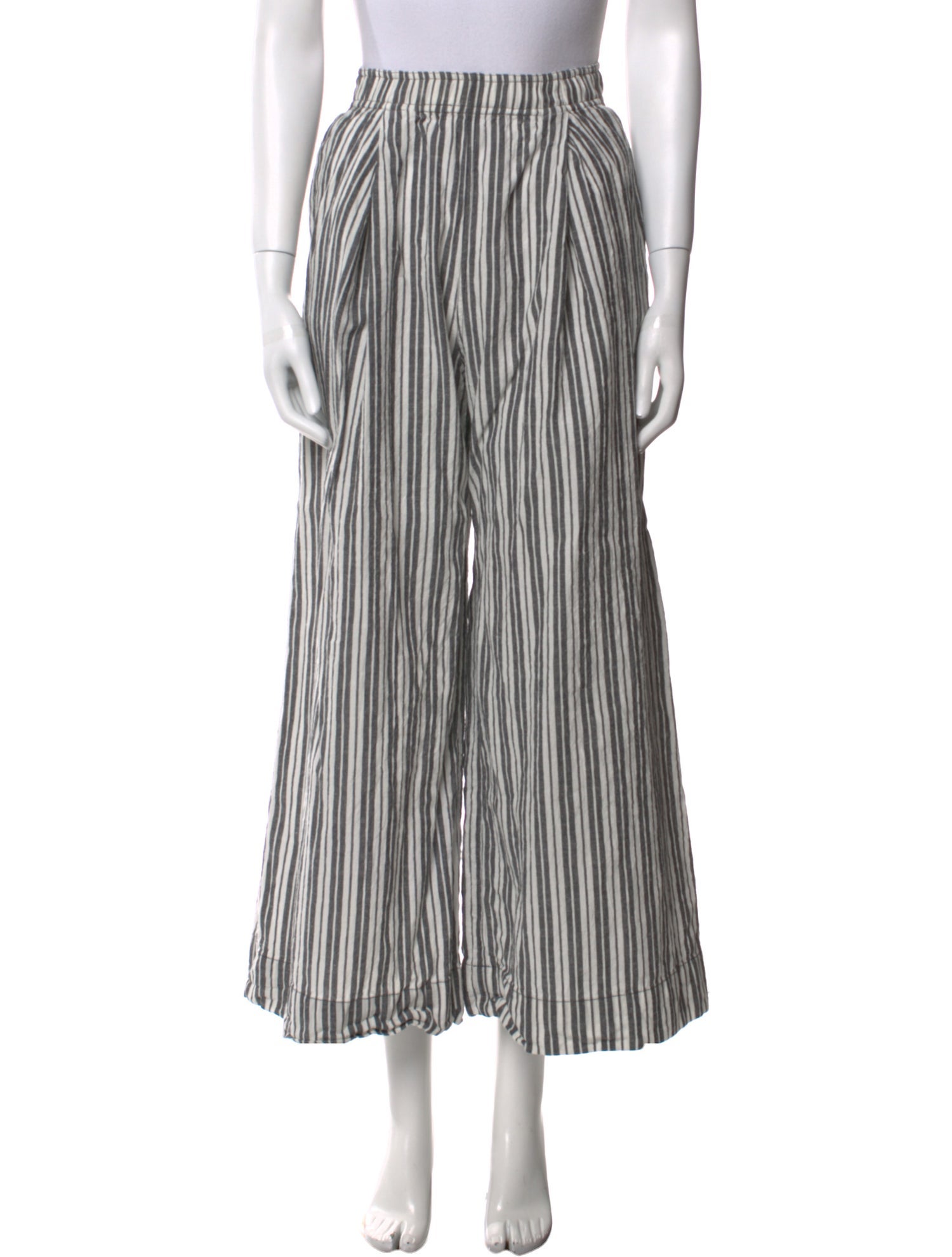 Apiece Apart Striped Wide Leg Pants