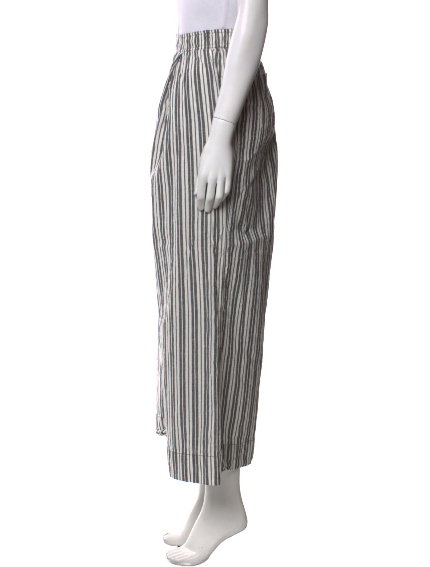 Apiece Apart Striped Wide Leg Pants