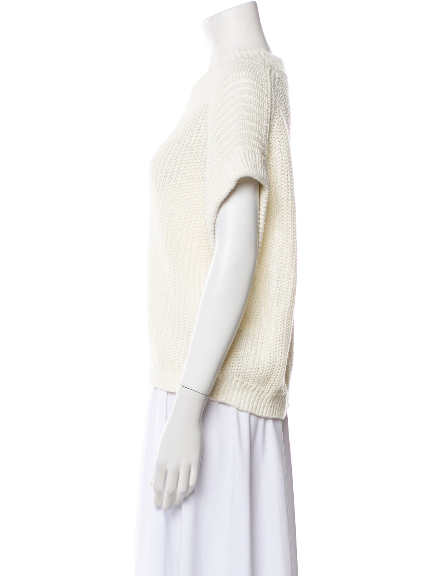 Apiece Apart Linen Scoop Neck Sweatshirt