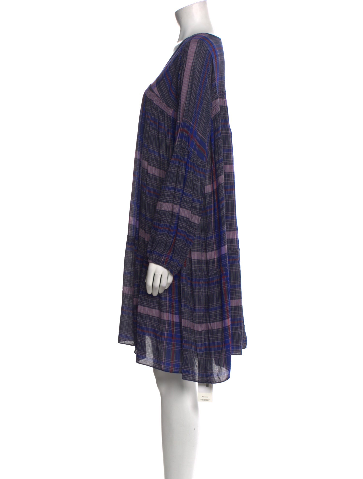 Apiece Apart Plaid Print Mini Dress