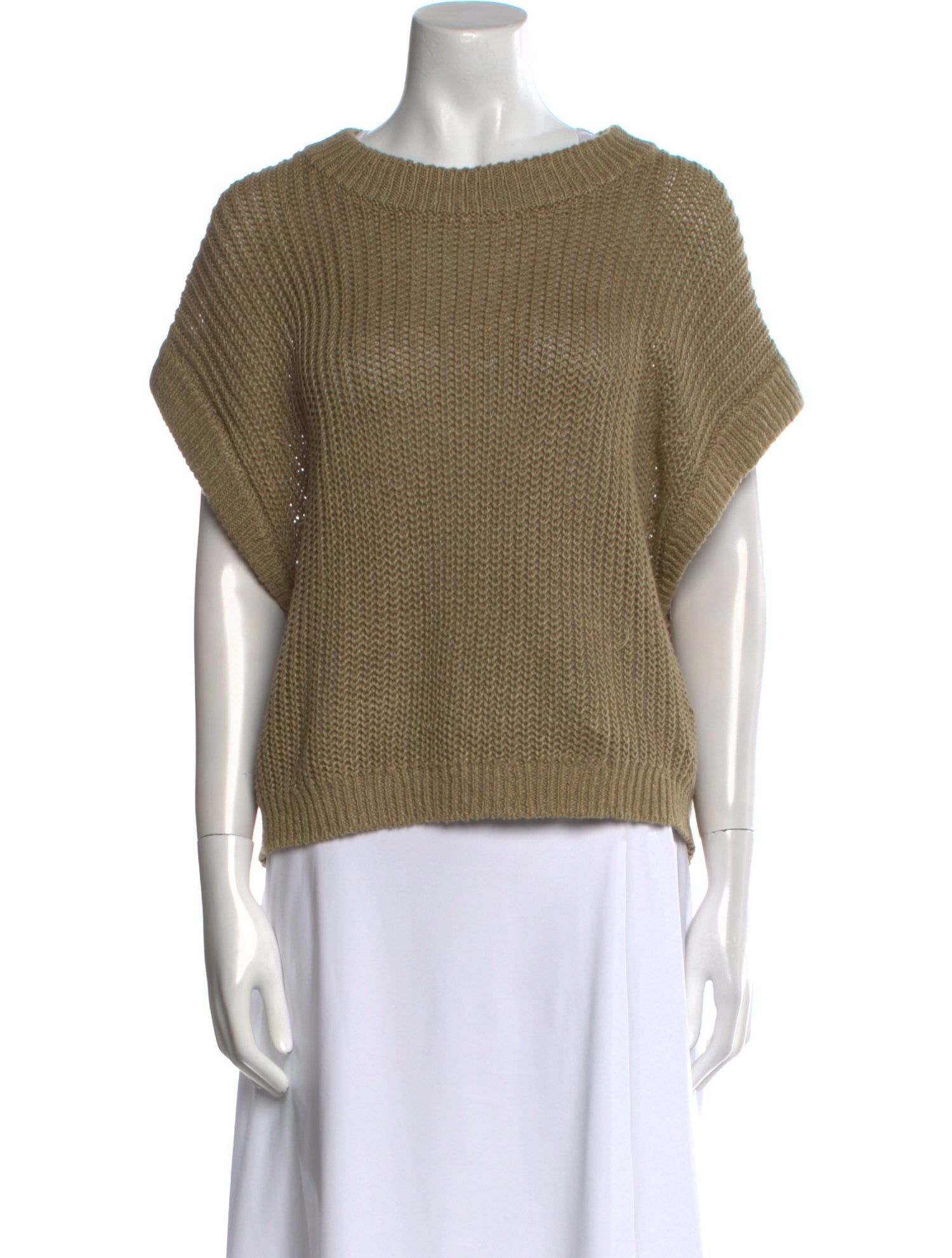 Apiece Apart Linen Scoop Neck Sweater
