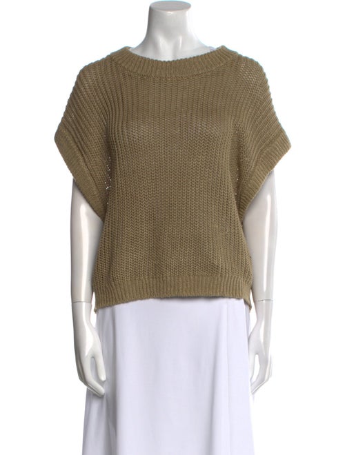 Apiece Apart Linen Scoop Neck Sweater