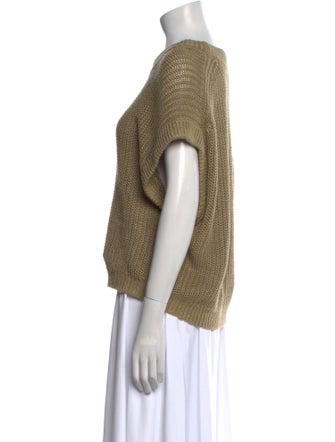 Apiece Apart Linen Scoop Neck Sweater