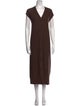 Apiece Apart V-Neck Midi Length Dress