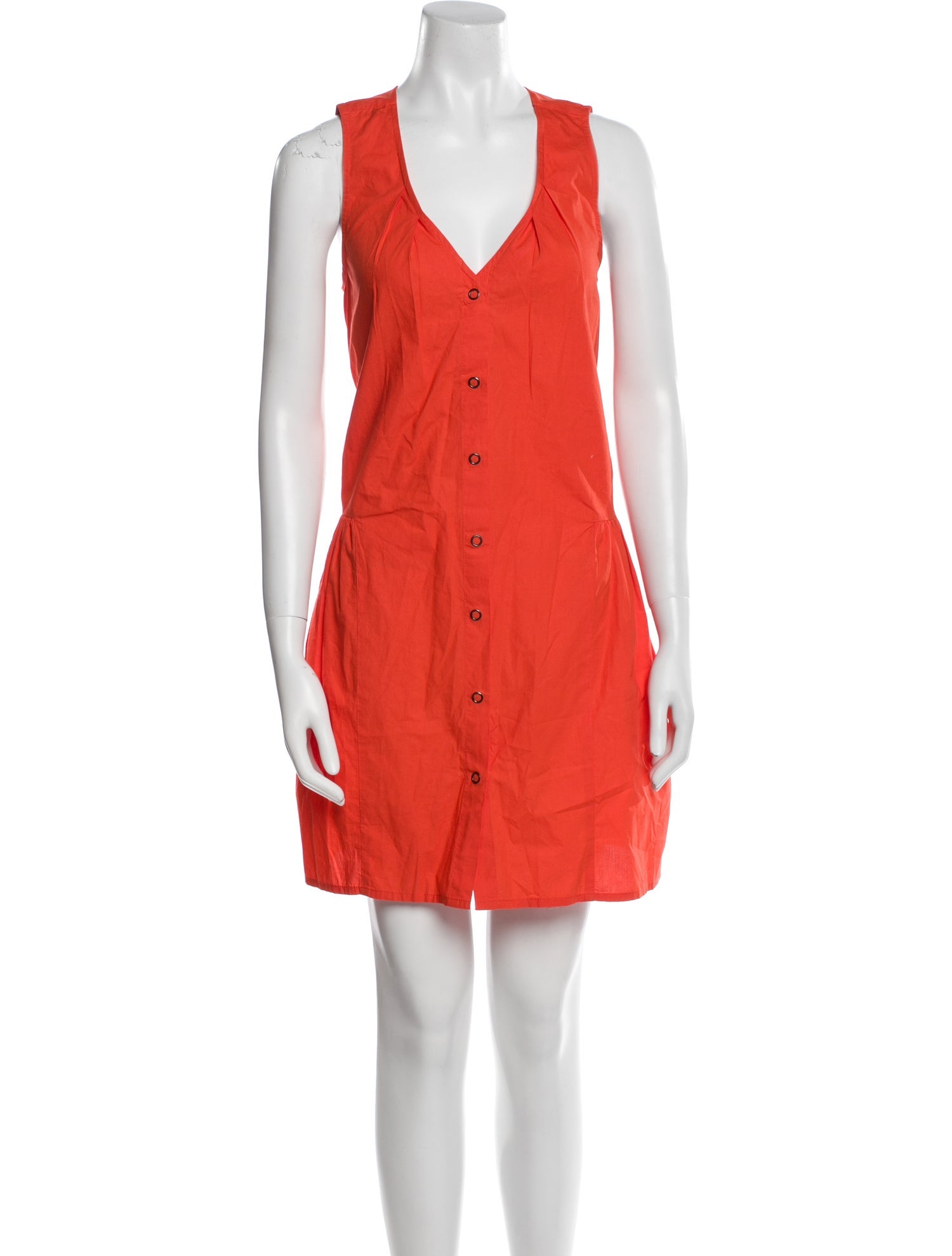 Apiece Apart V-Neck Mini Dress