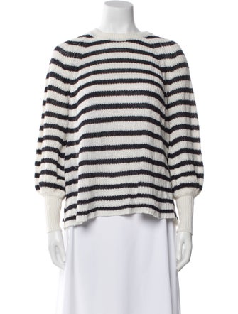 Apiece Apart Linen Striped Sweater