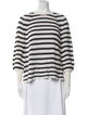 Apiece Apart Linen Striped Sweater