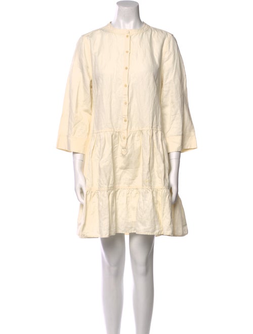 Apiece Apart Crew Neck Mini Dress