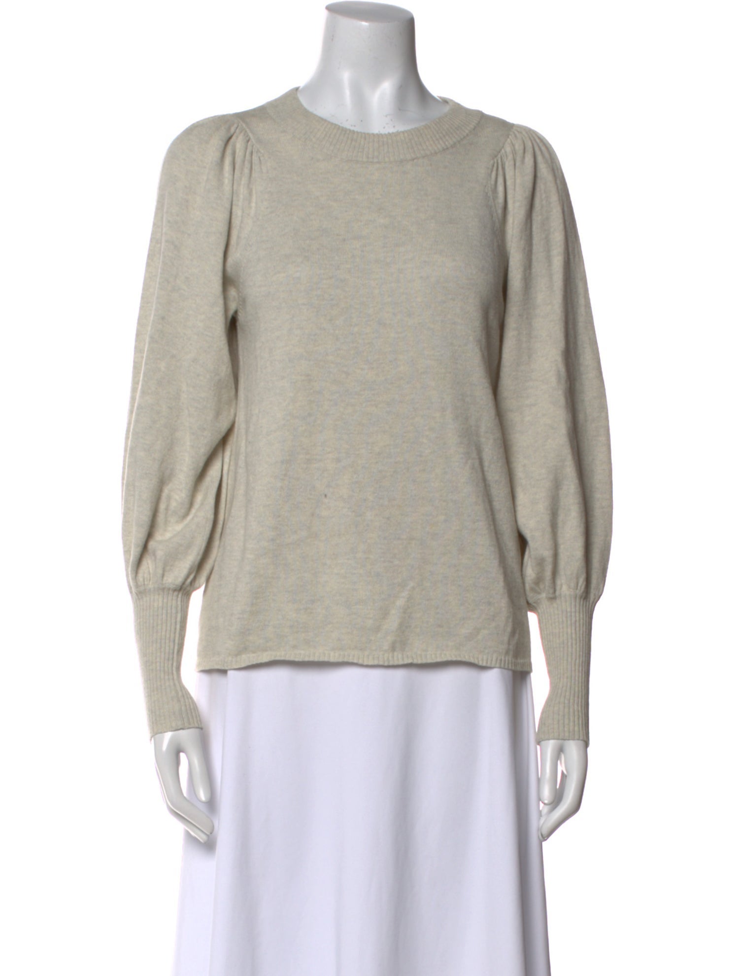 Apiece Apart Scoop Neck Long Sleeve Sweatshirt