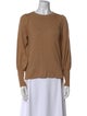 Apiece Apart Scoop Neck Long Sleeve Sweatshirt