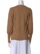Apiece Apart Scoop Neck Long Sleeve Sweatshirt