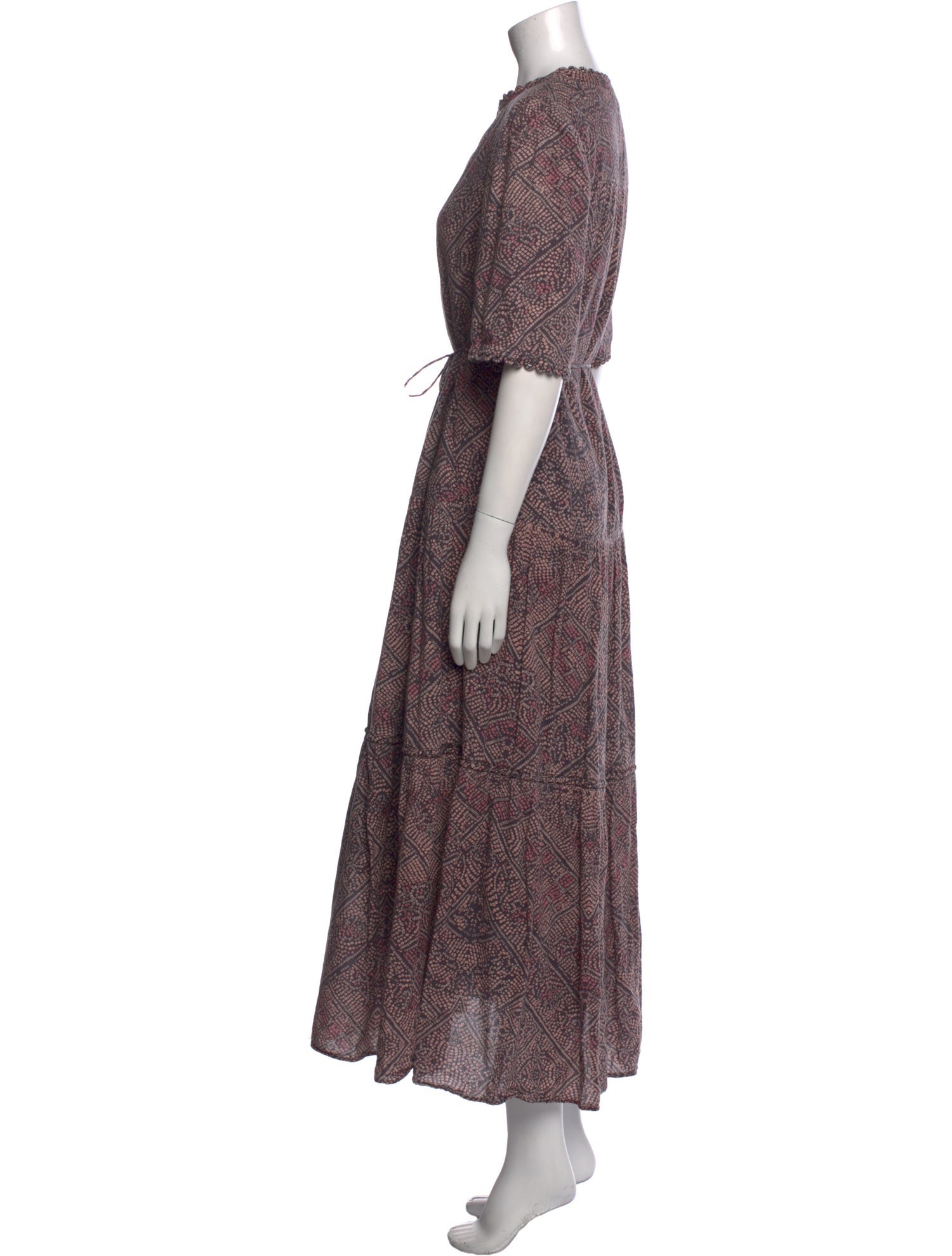 Apiece Apart Printed Long Dress