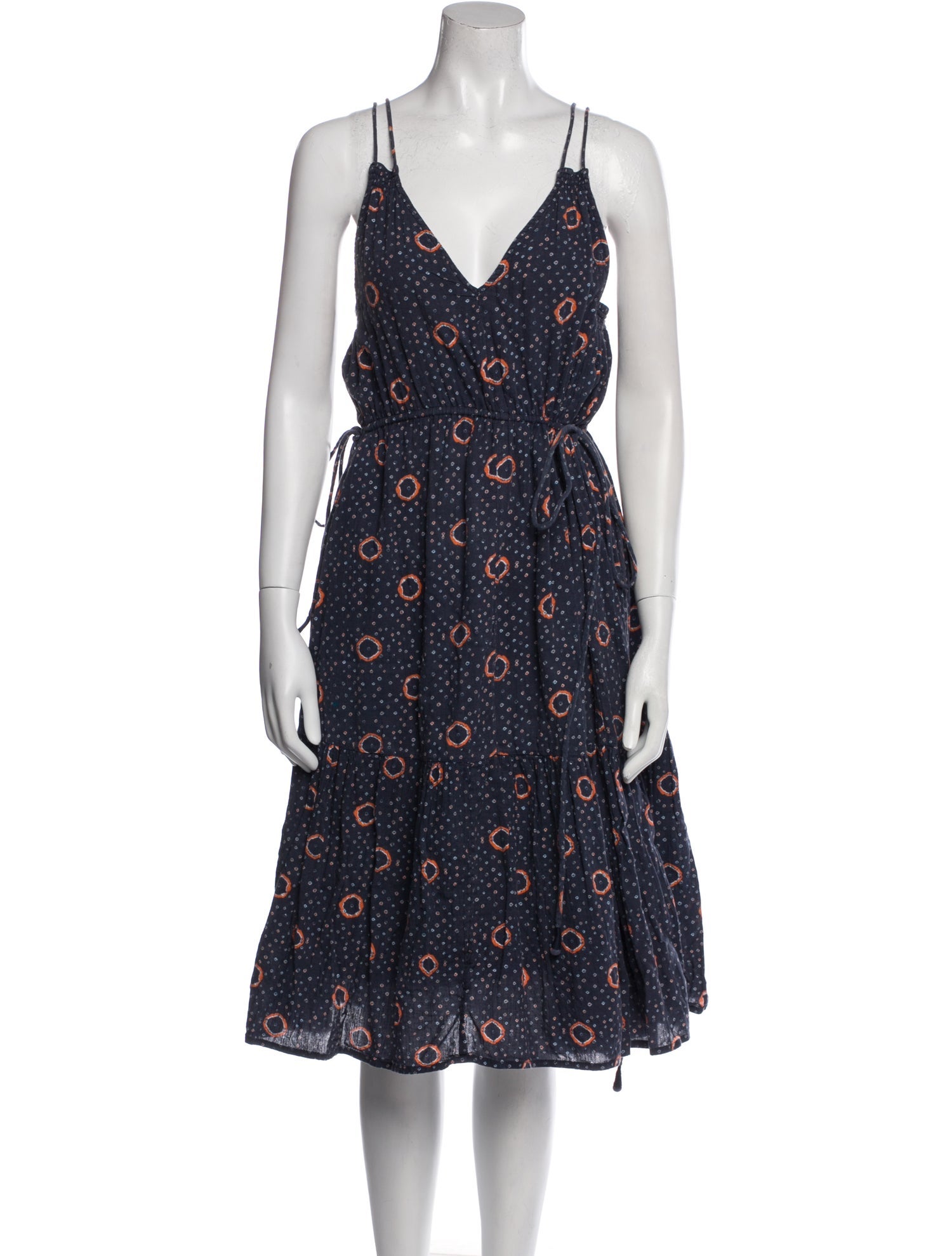 Apiece Apart Printed Midi Length Dress