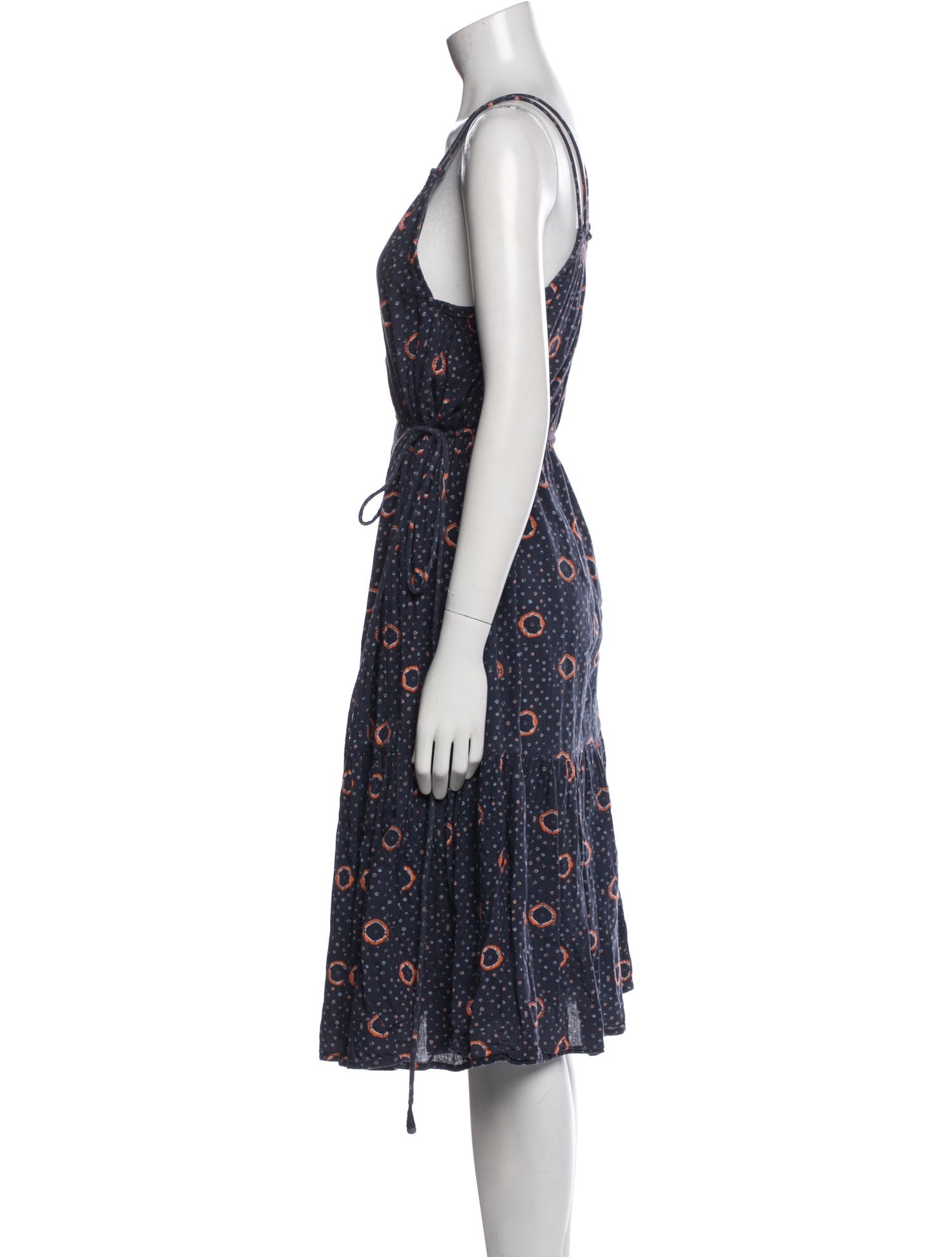 Apiece Apart Printed Midi Length Dress