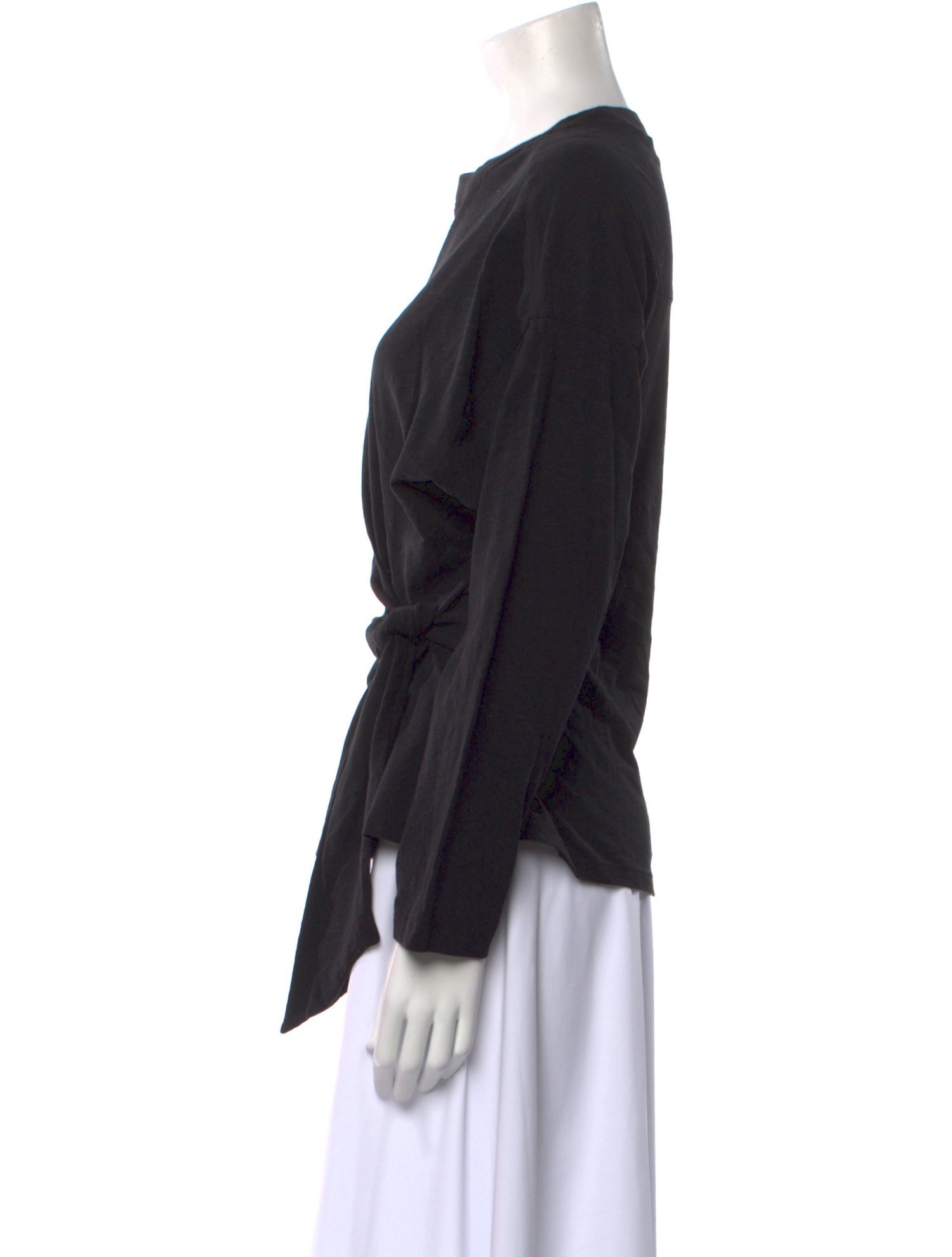 Apiece Apart Crew Neck Long Sleeve Top