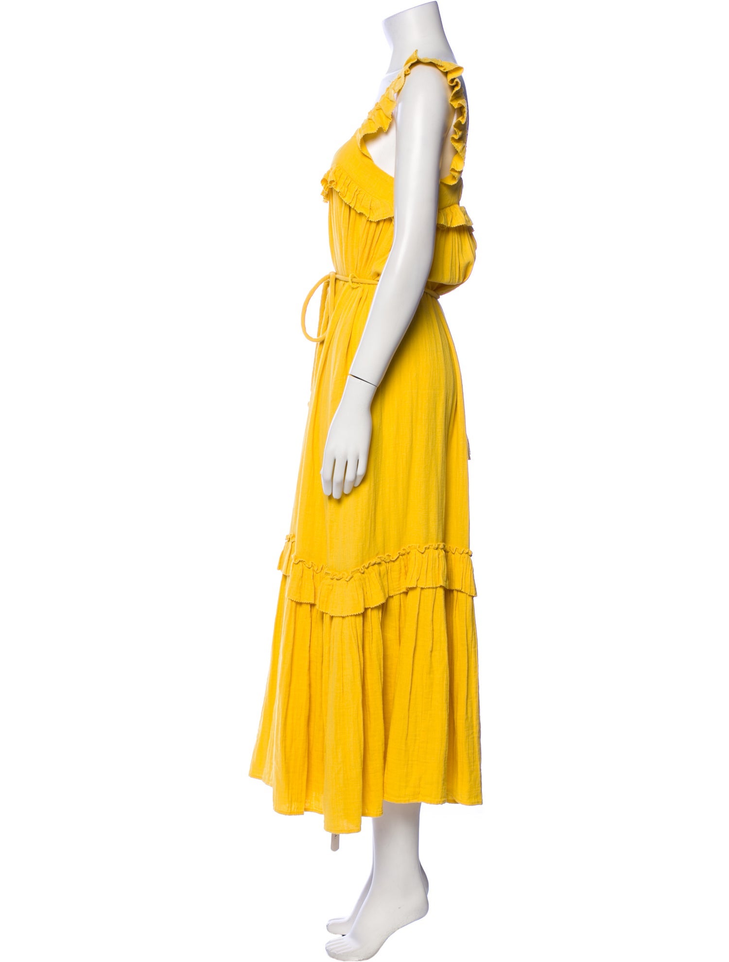 Apiece Apart Square Neckline Long Dress