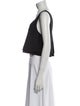 Apiece Apart Linen V-Neck Crop Top