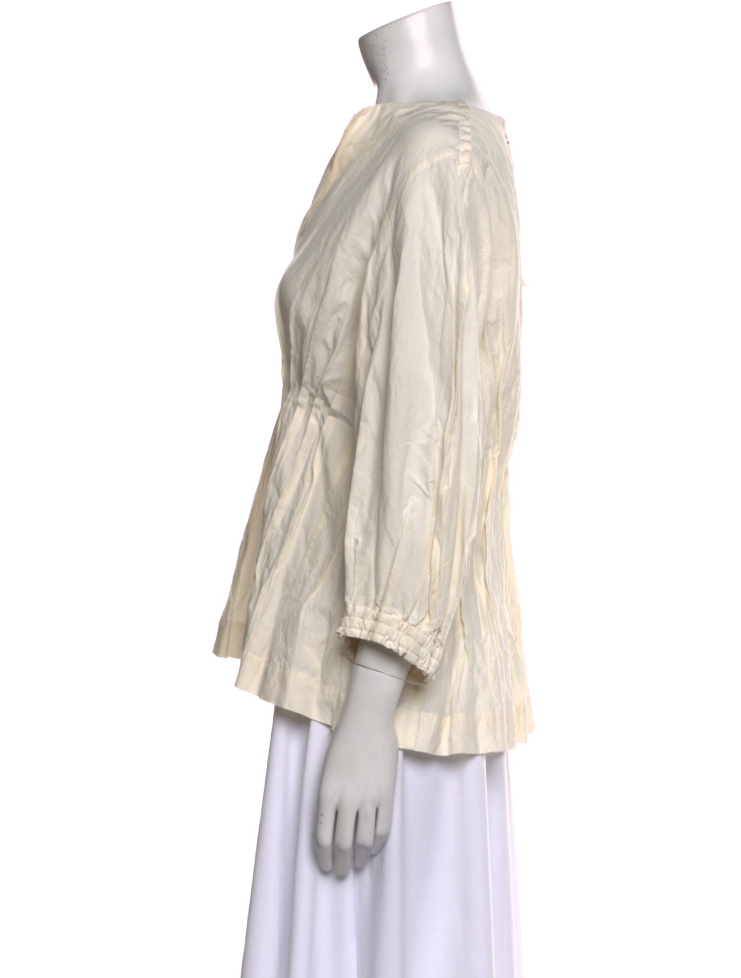 Apiece Apart V-Neck Three-Quarter Sleeve Blouse w/ Tags