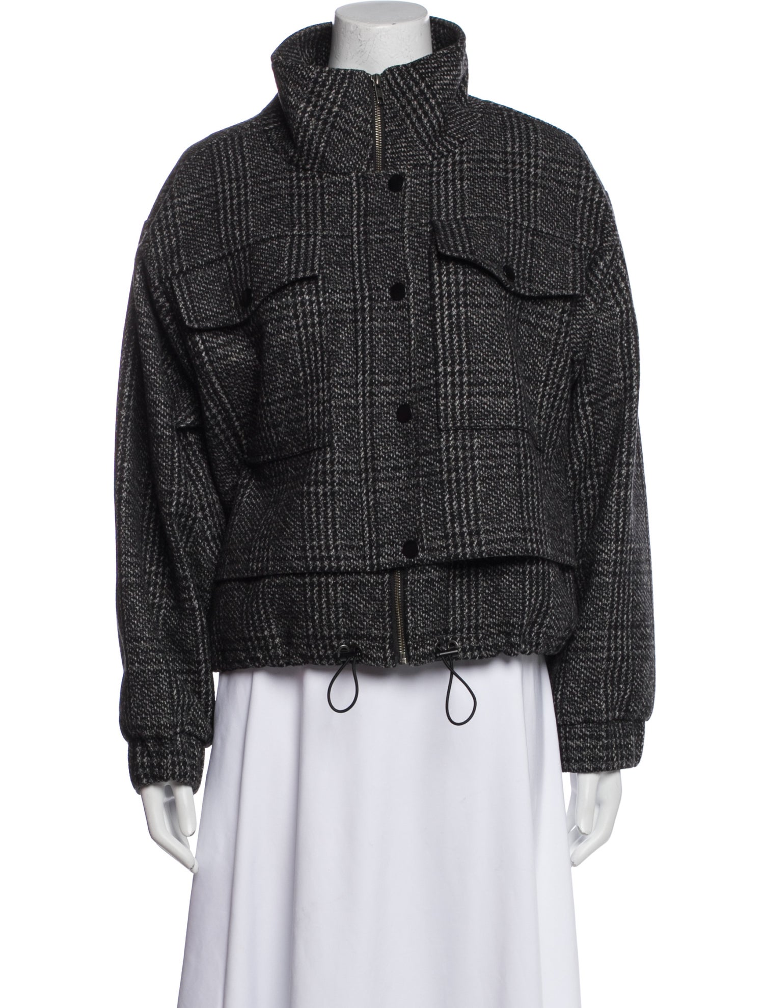 Apiece Apart Wool Tweed Pattern Jacket
