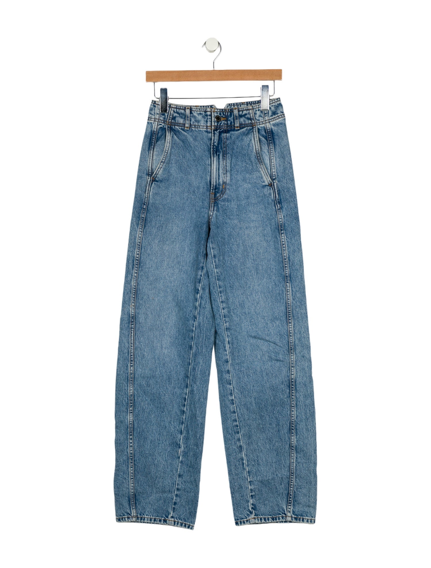 Apiece Apart High-Rise Wide Leg Jeans