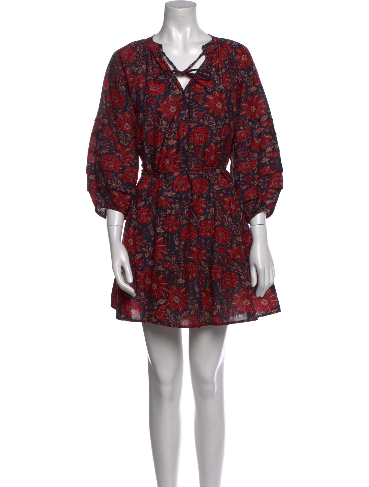 Apiece Apart Floral Print Mini Dress