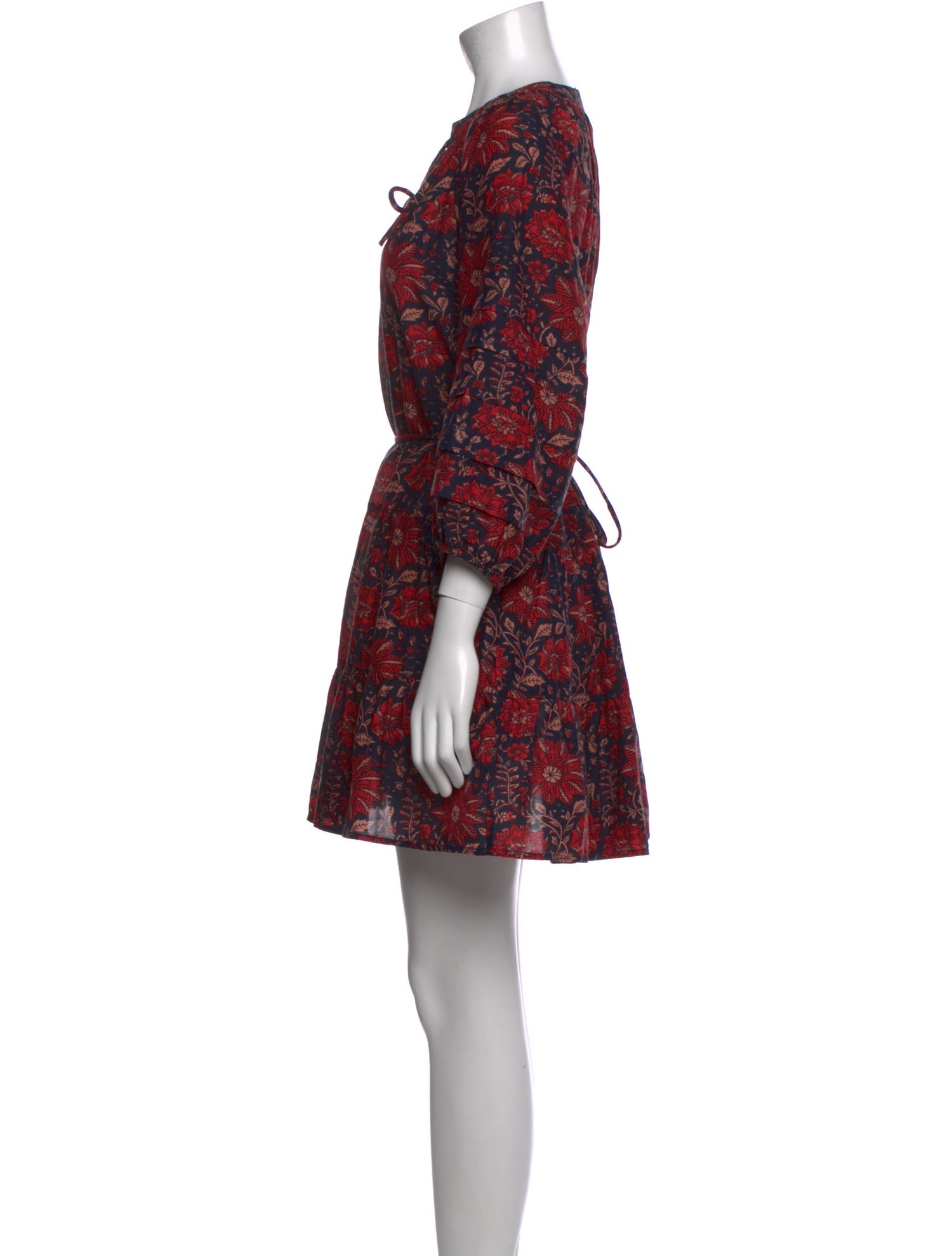Apiece Apart Floral Print Mini Dress