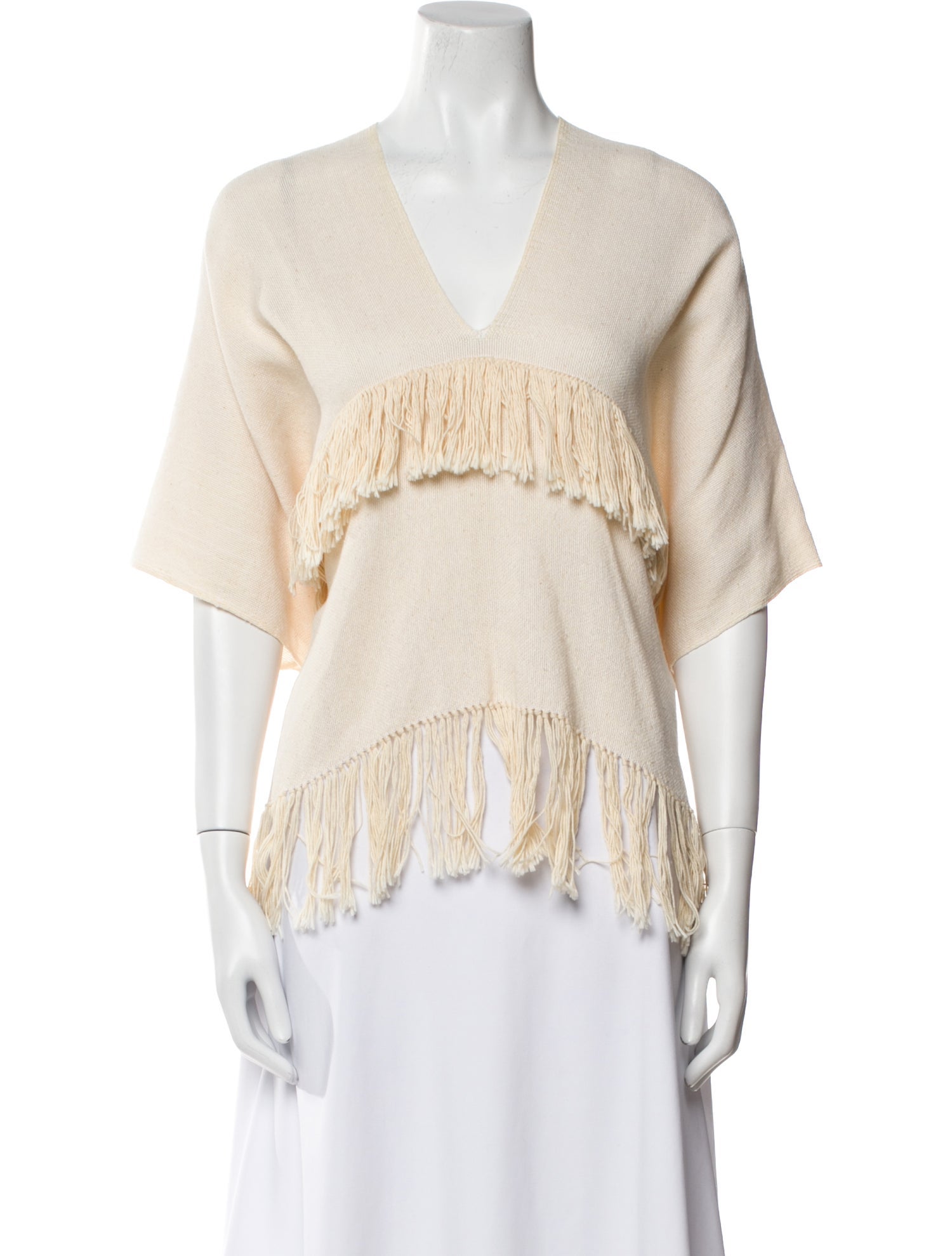 Apiece Apart Striped V-Neck Sweater