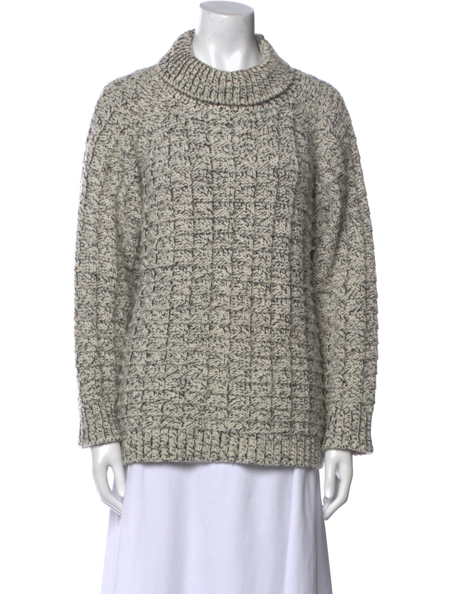 Apiece Apart Merino Wool Mock Neck Sweater