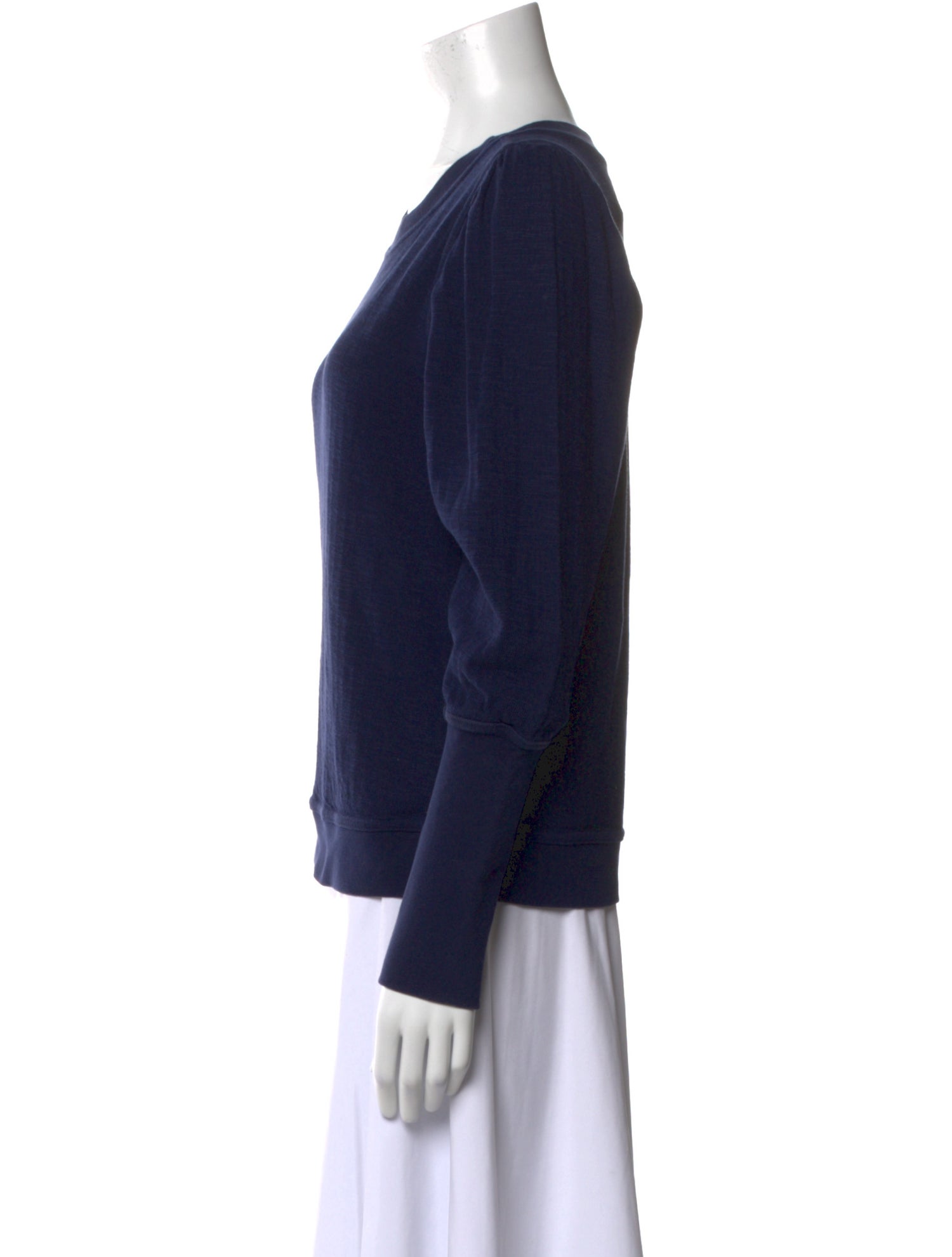 Apiece Apart Crew Neck Long Sleeve Sweatshirt