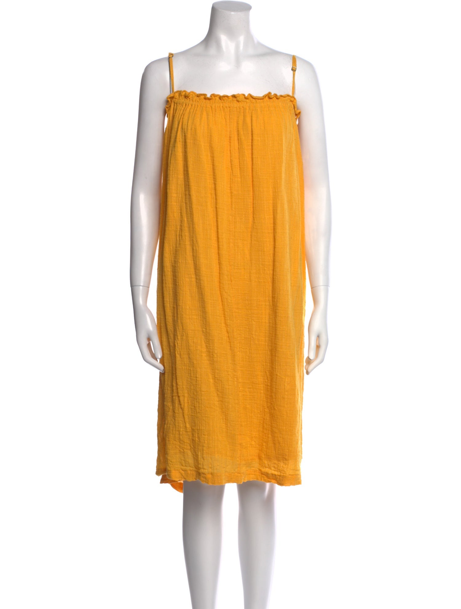 Apiece Apart Square Neckline Knee-Length Dress