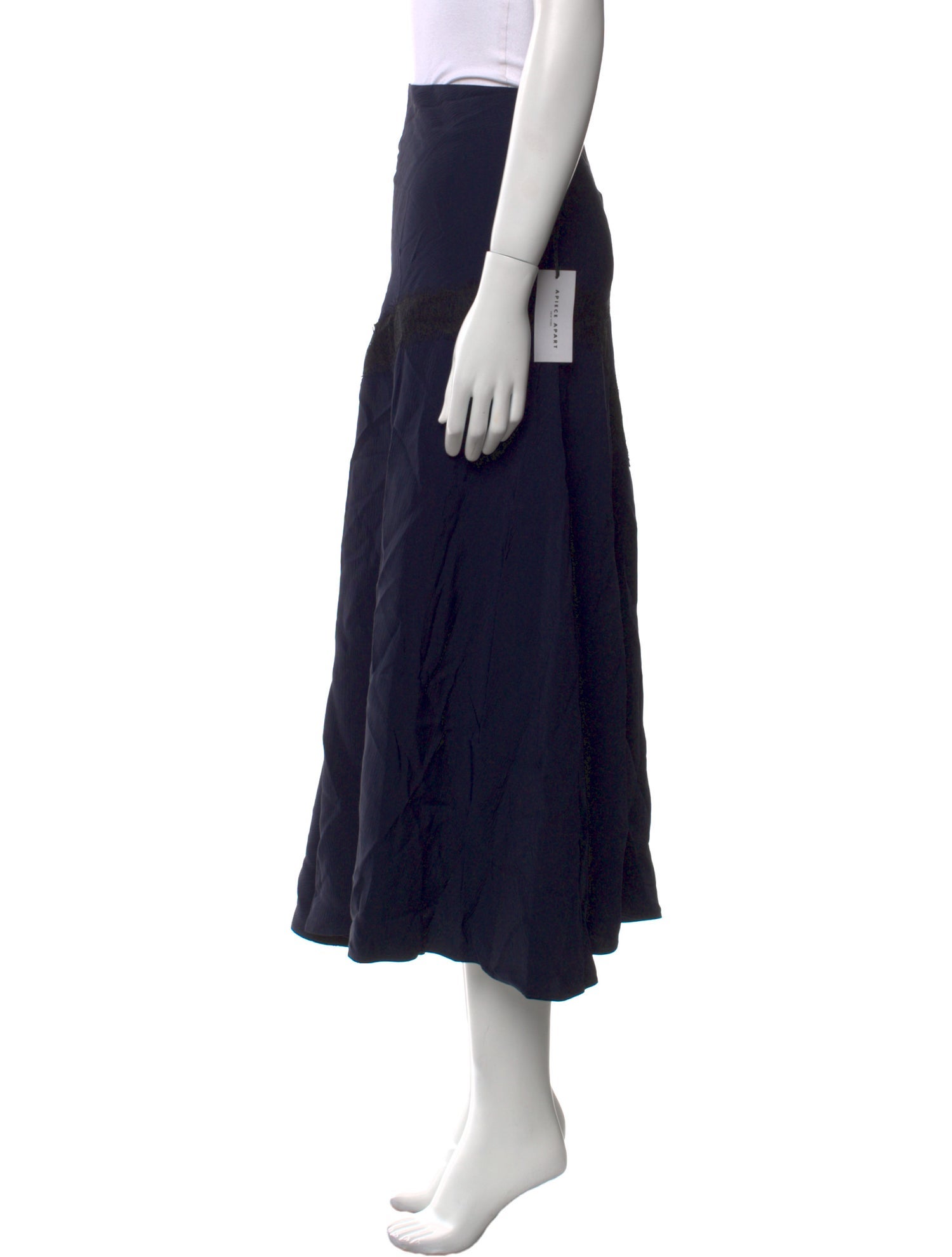 Apiece Apart Linen Midi Length Skirt