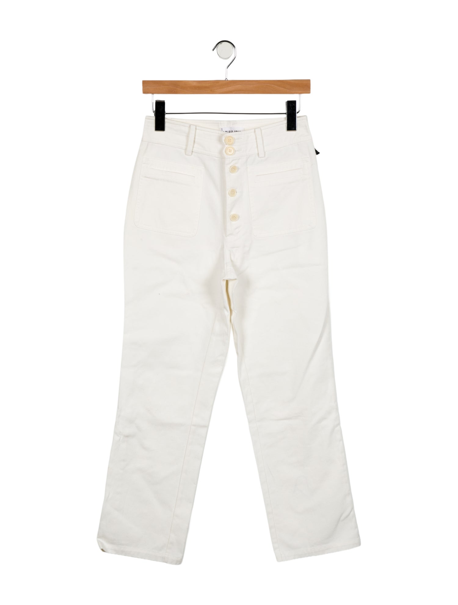 Apiece Apart Mid-Rise Straight Leg Jeans