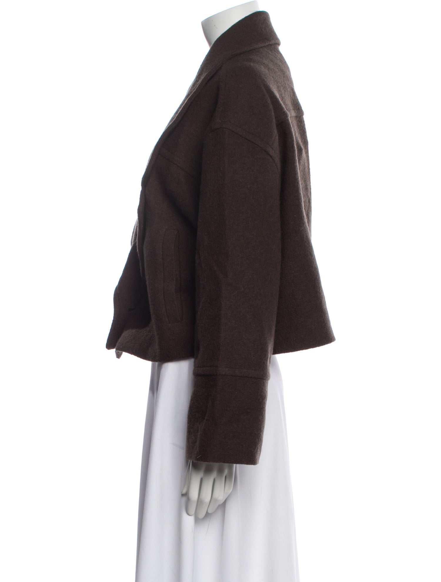 Apiece Apart Wool Faux Fur Jacket