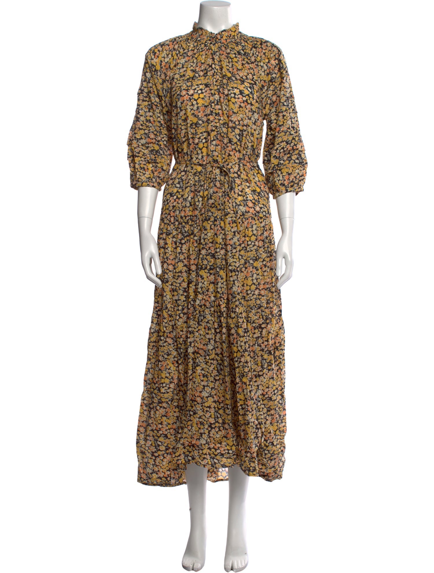 Apiece Apart Floral Print Long Dress w/ Tags