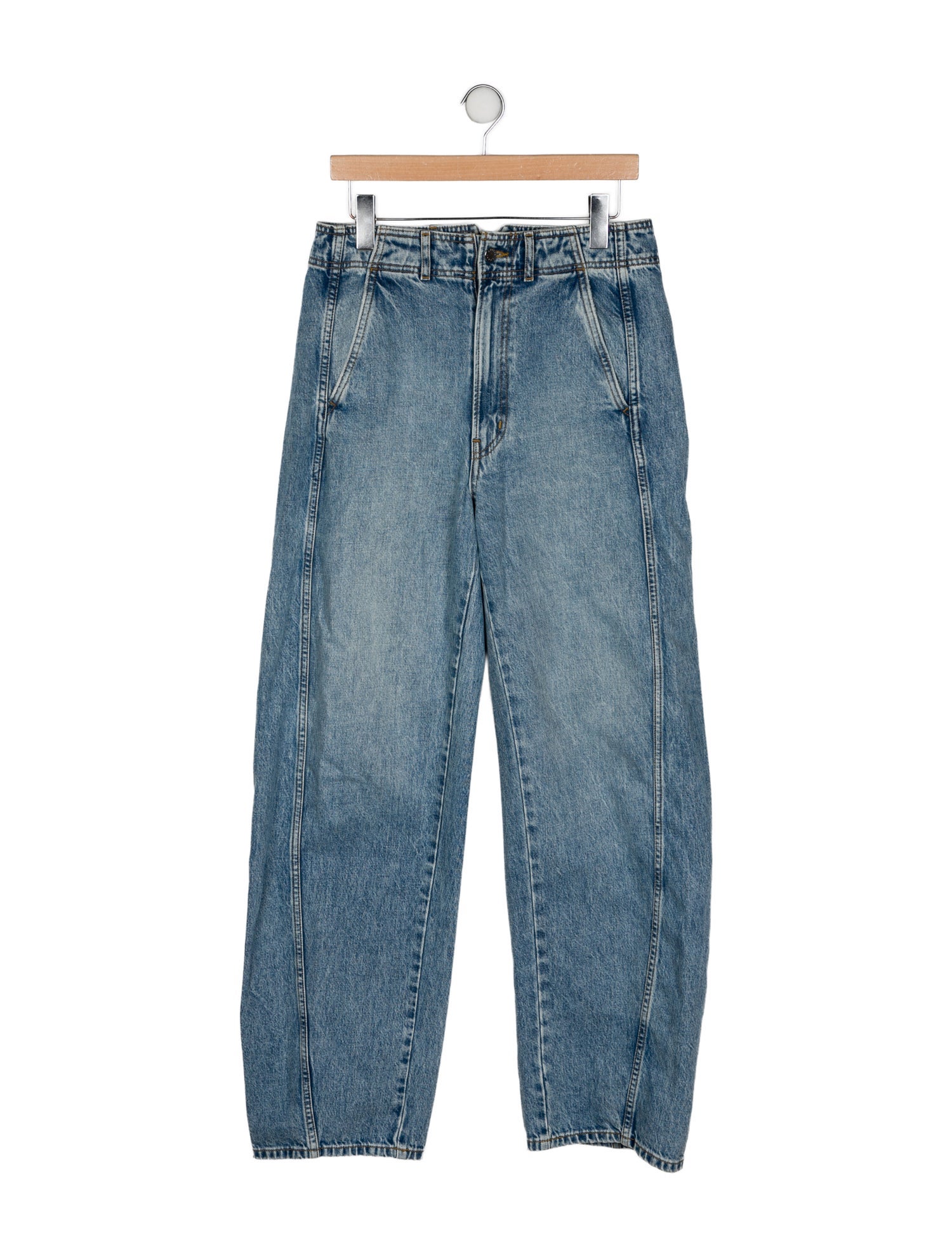 Apiece Apart High-Rise Wide Leg Jeans