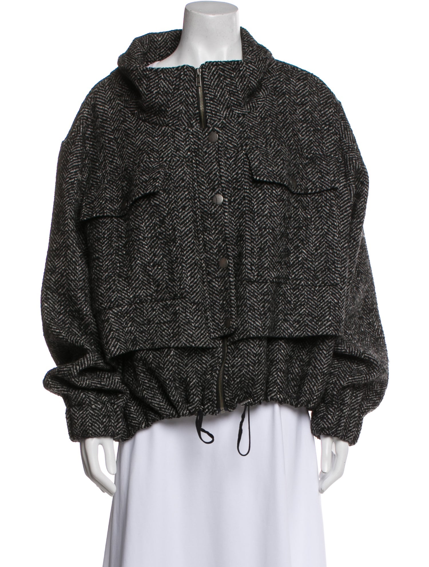 Apiece Apart Wool Tweed Pattern Jacket