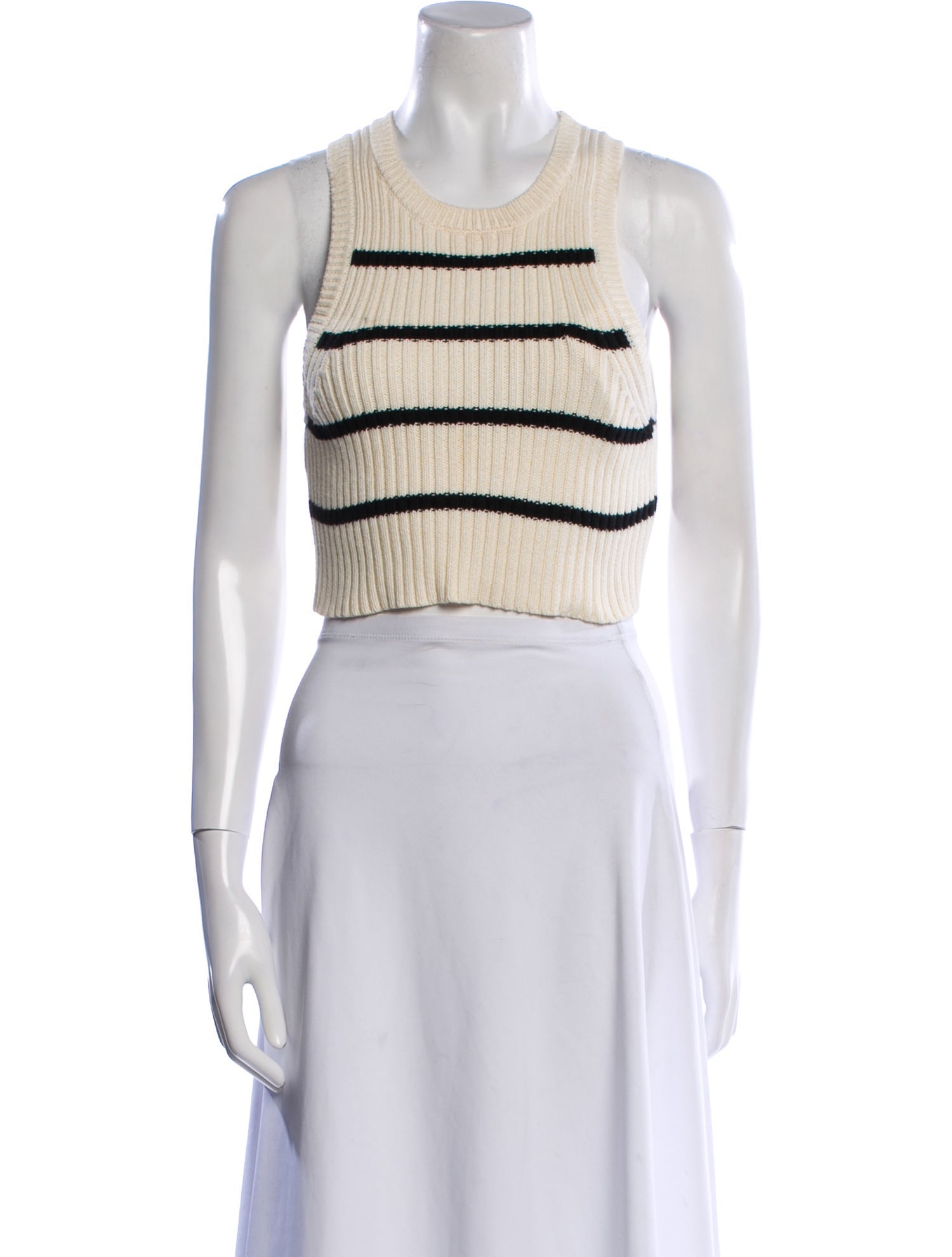 Apiece Apart Striped Crew Neck Sweater